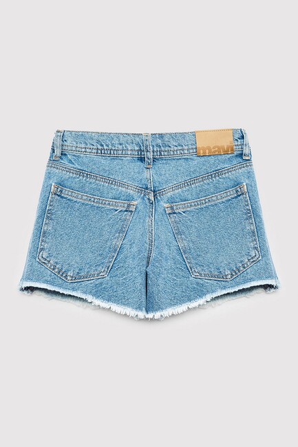 Kız Çocuk Melora Denim Şort 7410655-89489 Mavi - Thumbnail