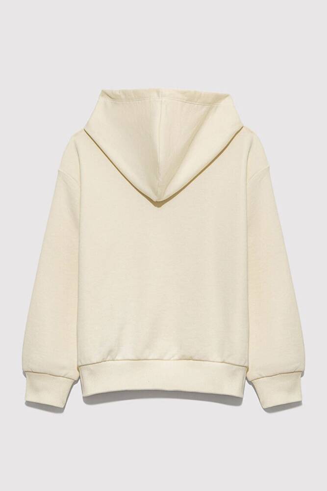 Kız Çocuk Mickey Baskılı Sweat 7S10141-70072 Bej 