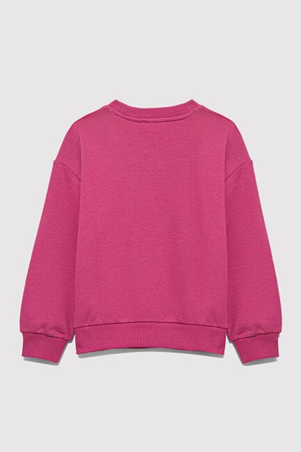 Kız Çocuk Mickey Baskılı Sweat 7S10142-71085 Pembe (2)