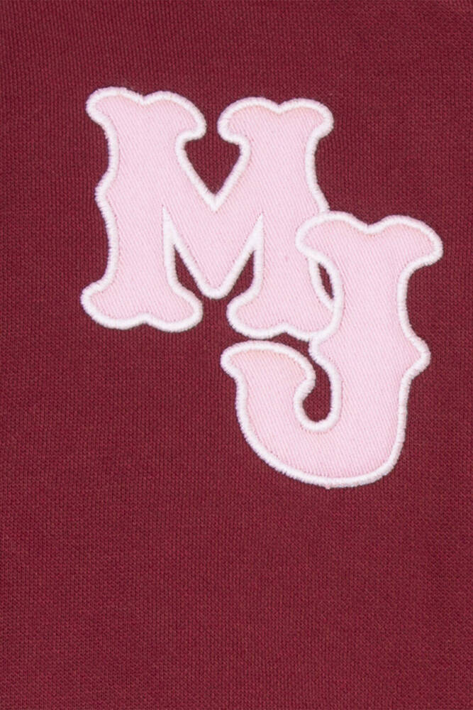 Kız Çocuk MJ Baskılı Bomber Sweat 7S10189-70393 Bordo - 6