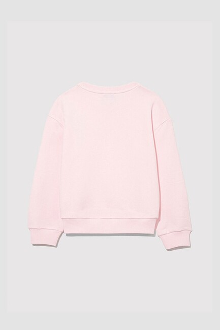 Kız Çocuk Organik Pamuklu Basic Sweat 7S10043-88133 Pembe (2)