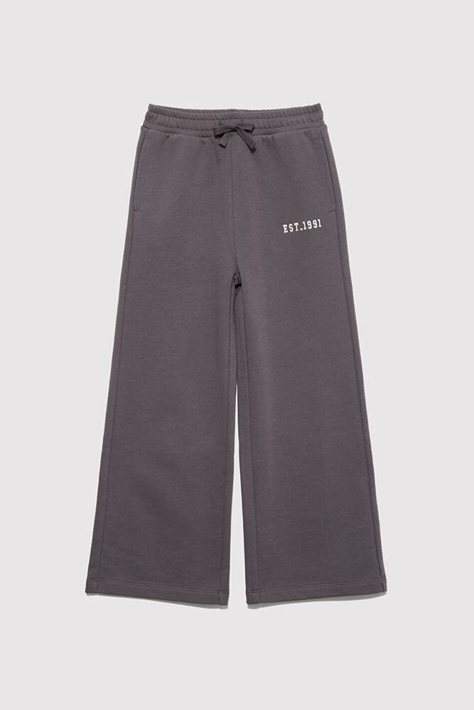 Kız Çocuk Örme Pantolon 7010034-90778 Gri 