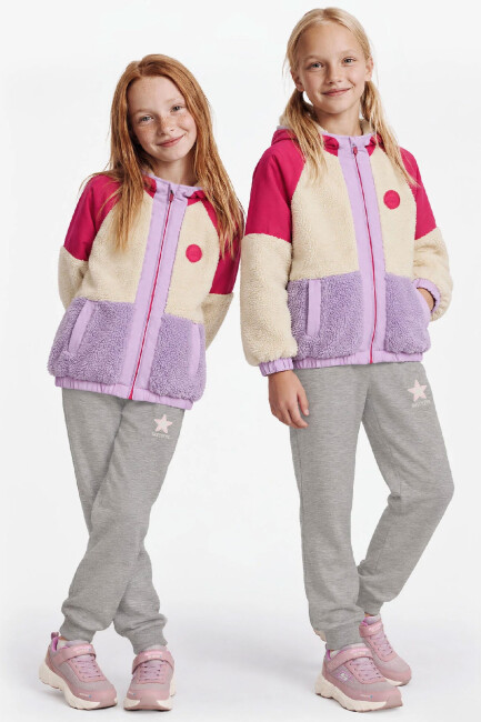 Kız Çocuk Outdoor Fleece Ceket SK2620142-3586 Pembe