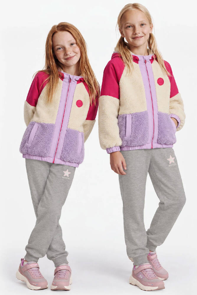 Kız Çocuk Outdoor Fleece Ceket SK2620142-3586 Pembe - 1