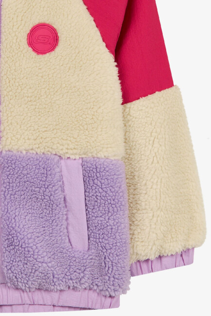 Kız Çocuk Outdoor Fleece Ceket SK2620142-3586 Pembe - 4
