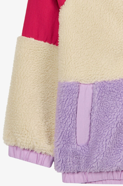 Kız Çocuk Outdoor Fleece Ceket SK2620142-3586 Pembe - 5