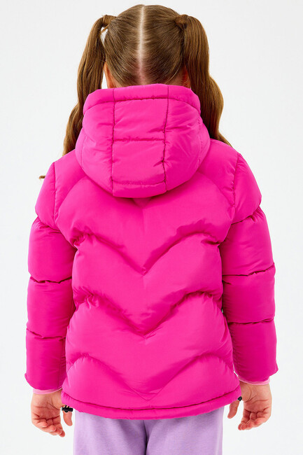 Kız Çocuk Puffer Ceket SK2520039-3935 Pembe (3)