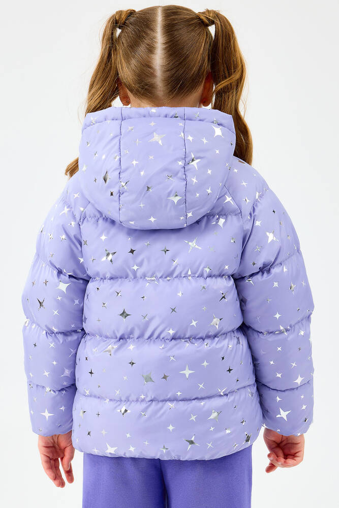 Kız Çocuk Puffer Ceket SK2520052-2195 Mor 