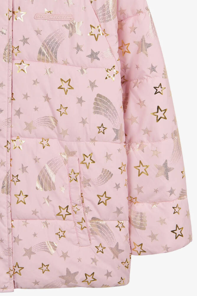 Kız Çocuk Puffer Halley Ceket SK2620131-0098 Pembe  - 4