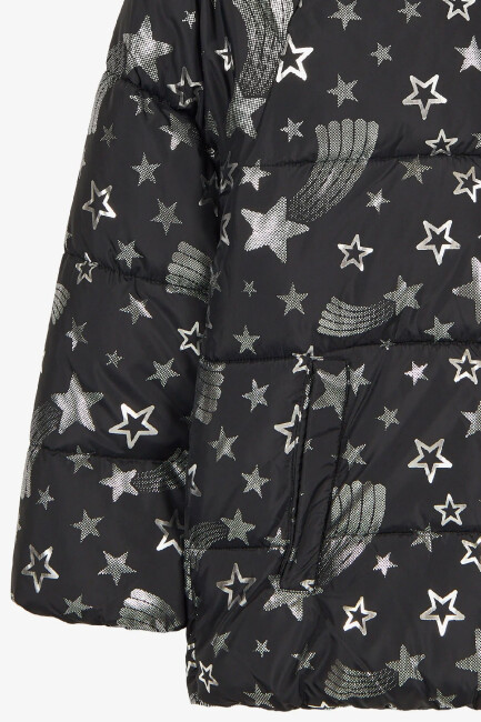 Kız Çocuk Puffer Halley Ceket SK2620131-3817 Siyah  - 5