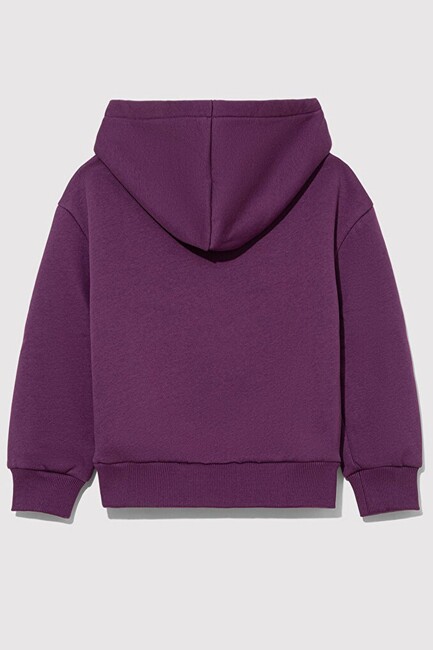 Kız Çocuk Rest Your Mınd Baskılı Sweat 7S10060-70577 Mor (3)