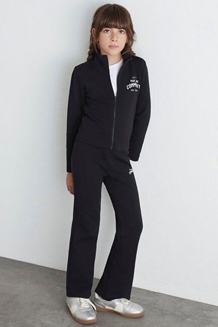 Kız Çocuk Sunset Fermuarlı Sweat 7S10129-900 Siyah (3)