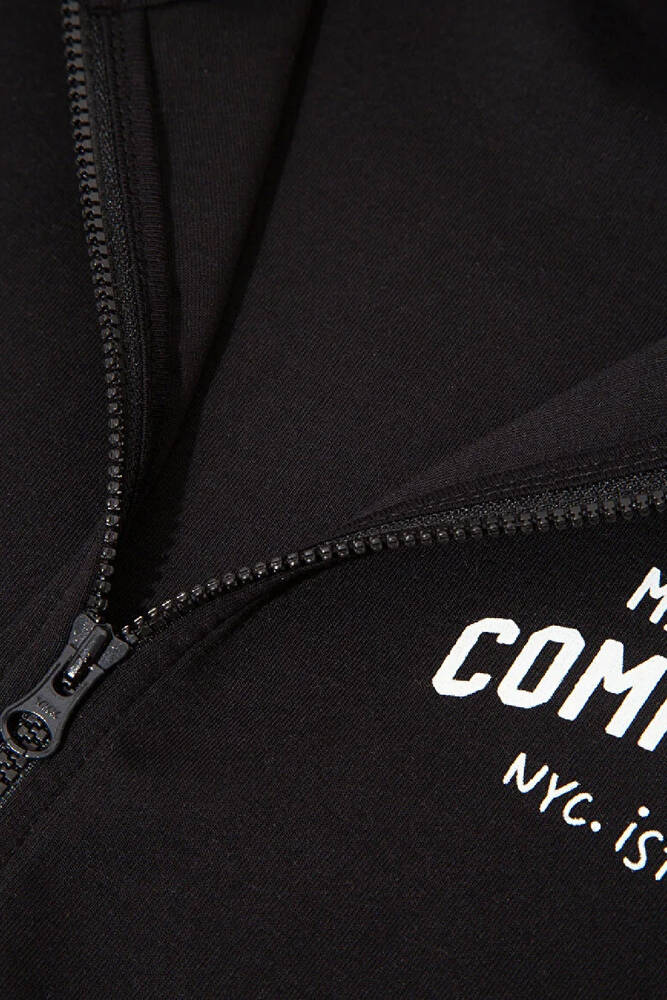 Kız Çocuk Sunset Fermuarlı Sweat 7S10129-900 Siyah 