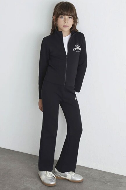 Kız Çocuk Sunset Fermuarlı Sweat 7S10129-900 Siyah (2)