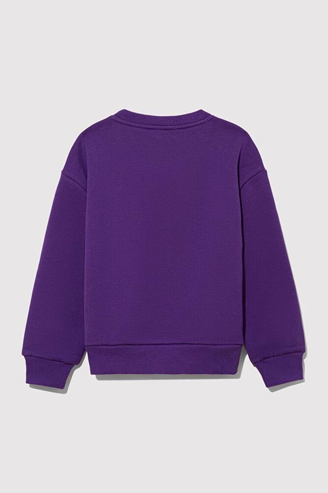Kız Çocuk Tweety Baskılı Sweat 7S10073-70633 Mor 