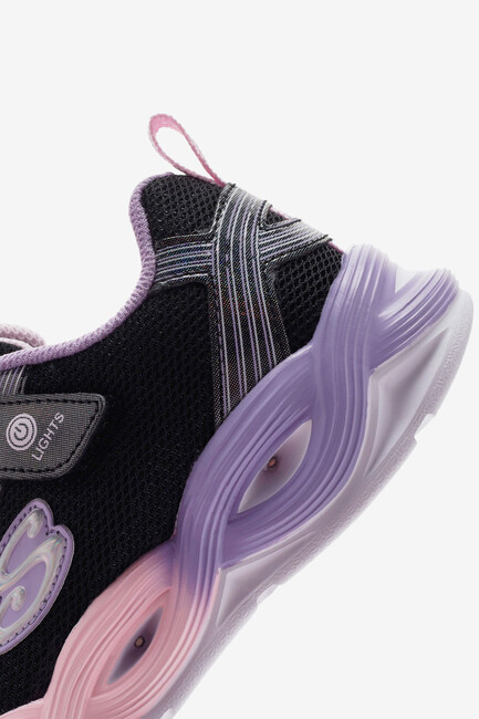 Kız Çocuk Twisty Glow Ayakkabı 303717L BKMT Siyah - Thumbnail