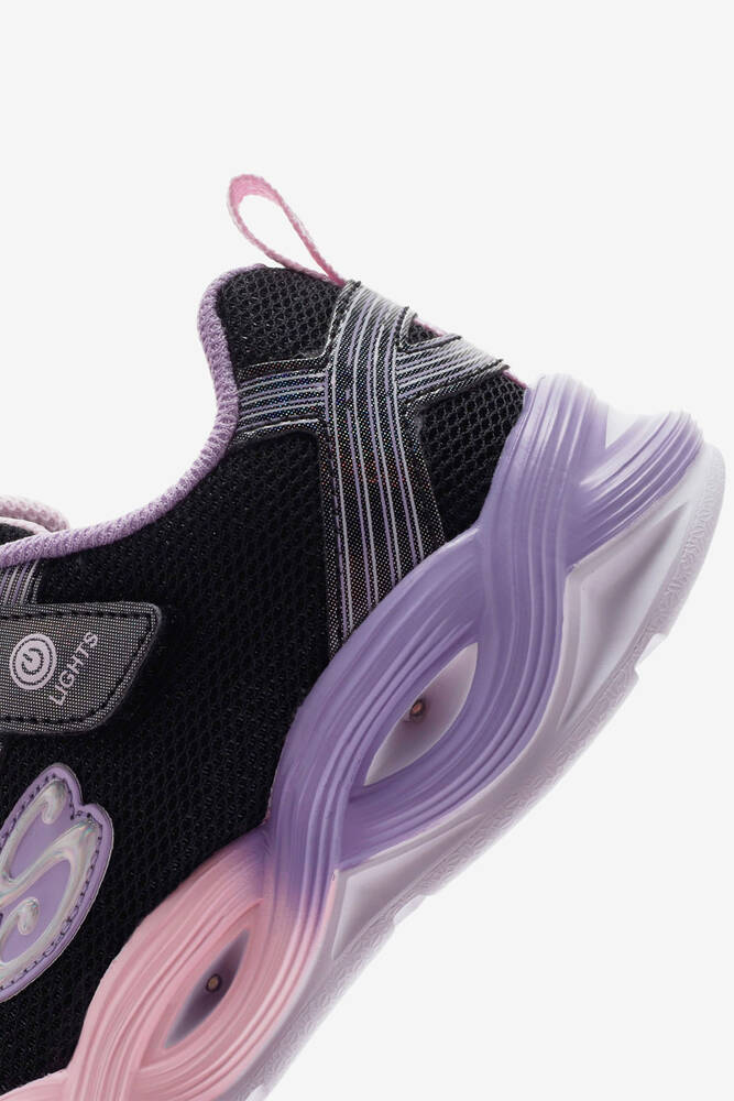 Kız Çocuk Twisty Glow Ayakkabı 303717L BKMT Siyah 