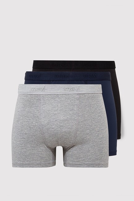 Mavi Erkek 3Lü Paket Boxer 0911411-900 Siyah (1)