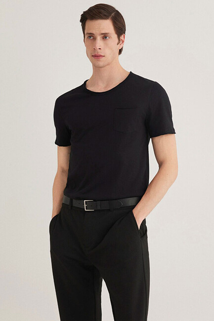 Erkek Basic Tişört 062772-26341 Siyah (2)