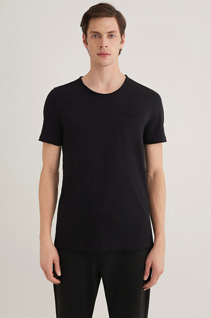 Erkek Basic Tişört 062772-26341 Siyah (3)