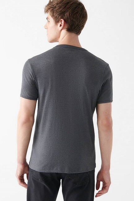 Erkek Basic Tişört 063747-28392 Gri (3)