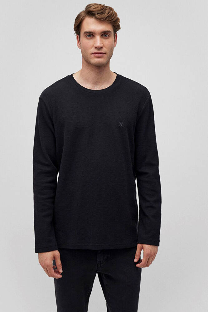 Erkek Uzun Kol Penye 065755-900 Siyah 