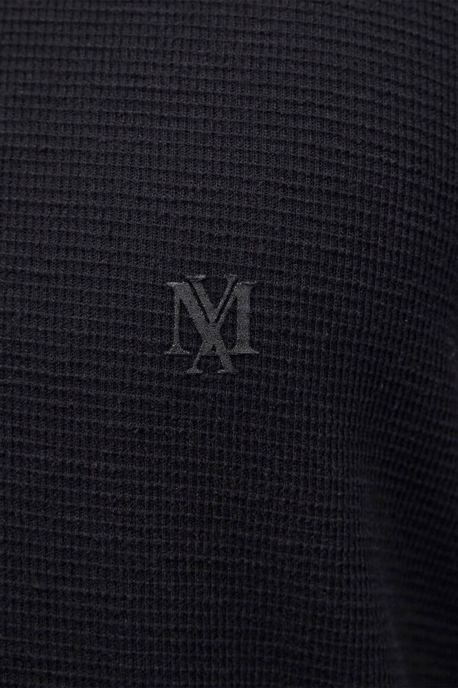 Erkek Uzun Kol Penye 065755-900 Siyah 