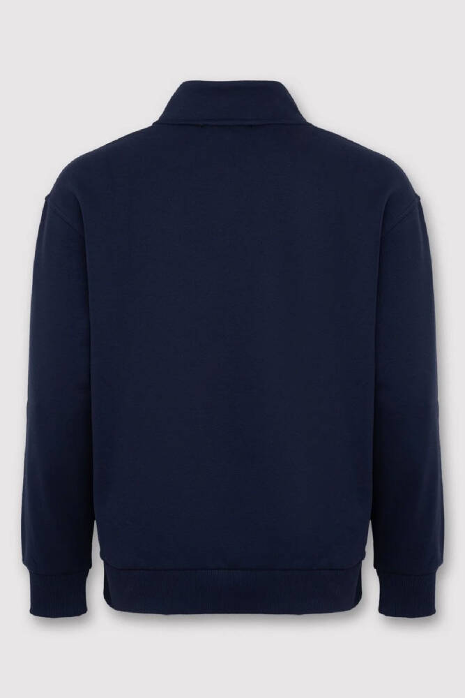 Mavi Erkek Yarım Fermuarlı Sweat 0S20113-86415 Lacivert - 7
