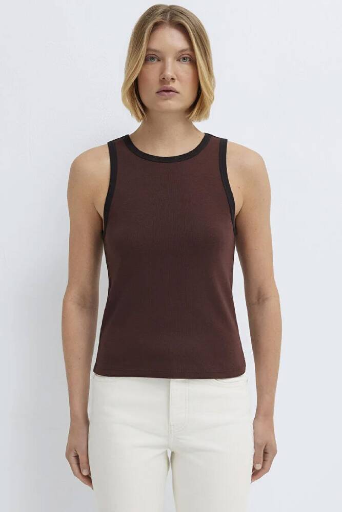 Mavi Kadın Askılı Modelli Penye 1613980-87537 Kahve 