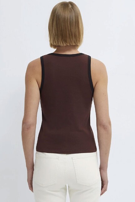 Mavi Kadın Askılı Modelli Penye 1613980-87537 Kahve - Thumbnail