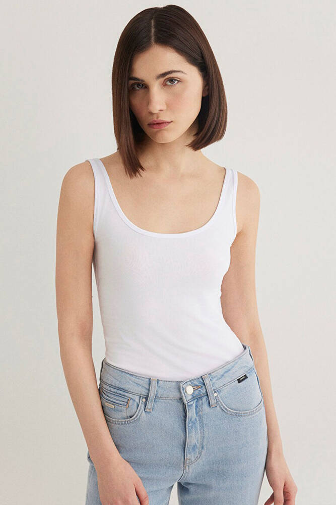 Kadın Askılı Basic Atlet 164156-620 Beyaz 