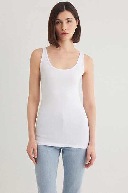 Kadın Askılı Basic Atlet 164156-620 Beyaz (3)