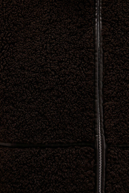 Kadın Dik Yaka Ceket 1110719-70219 Siyah - Thumbnail