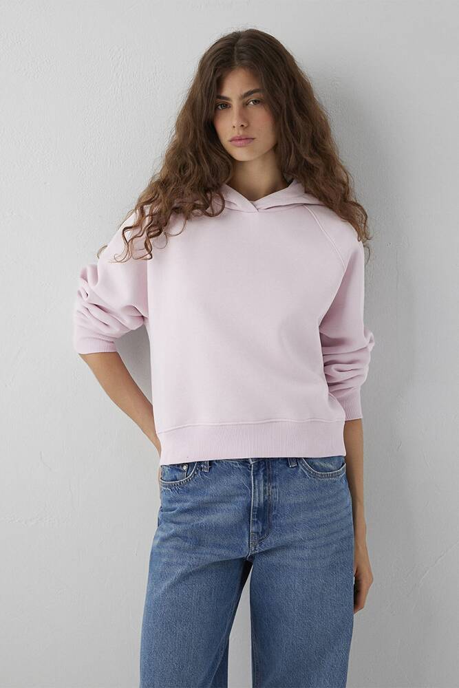 Mavi Kadın Kapüşonlu Basic Sweat 1S10577-71006 Pembe 