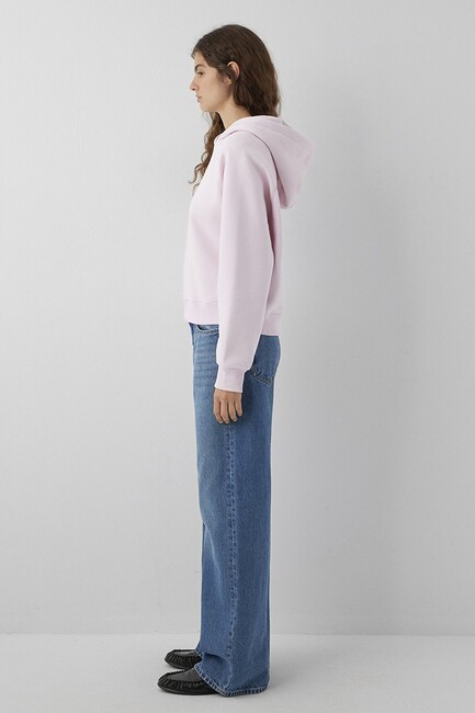 Mavi Kadın Kapüşonlu Basic Sweat 1S10577-71006 Pembe - Thumbnail