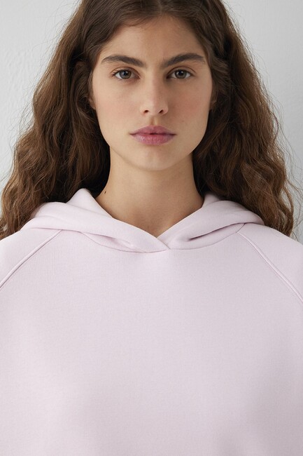 Mavi Kadın Kapüşonlu Basic Sweat 1S10577-71006 Pembe - Thumbnail