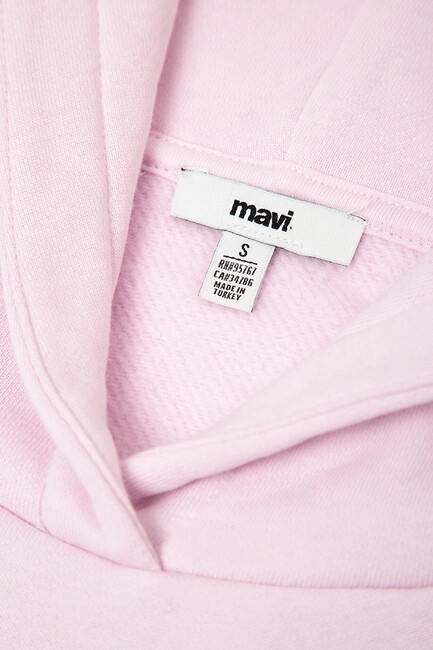 Mavi Kadın Kapüşonlu Basic Sweat 1S10577-71006 Pembe - Thumbnail