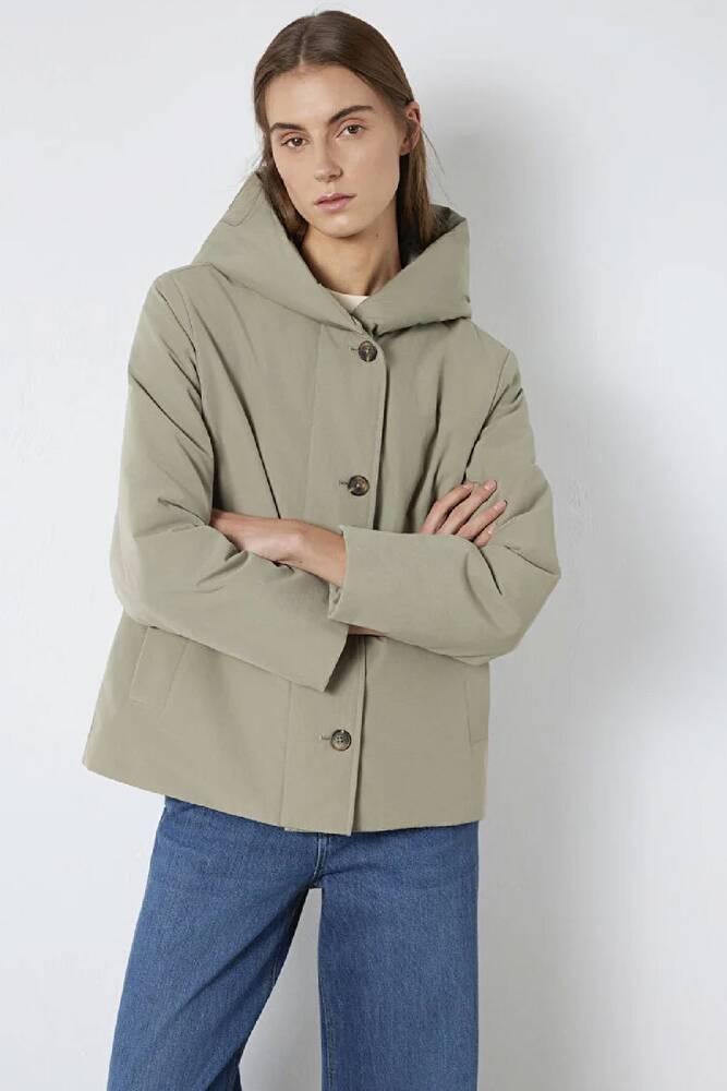 Kadın Kapüşonlu Ceket 1110814-71818 Haki 