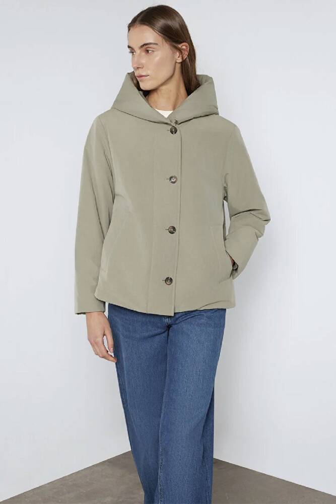 Kadın Kapüşonlu Ceket 1110814-71818 Haki 
