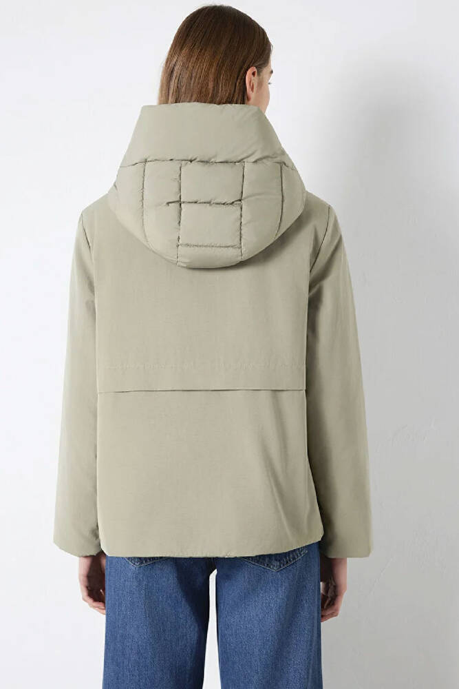 Kadın Kapüşonlu Ceket 1110814-71818 Haki 
