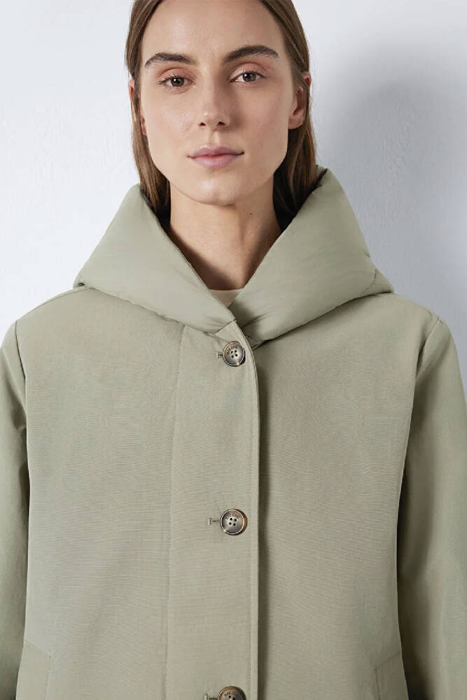 Kadın Kapüşonlu Ceket 1110814-71818 Haki 