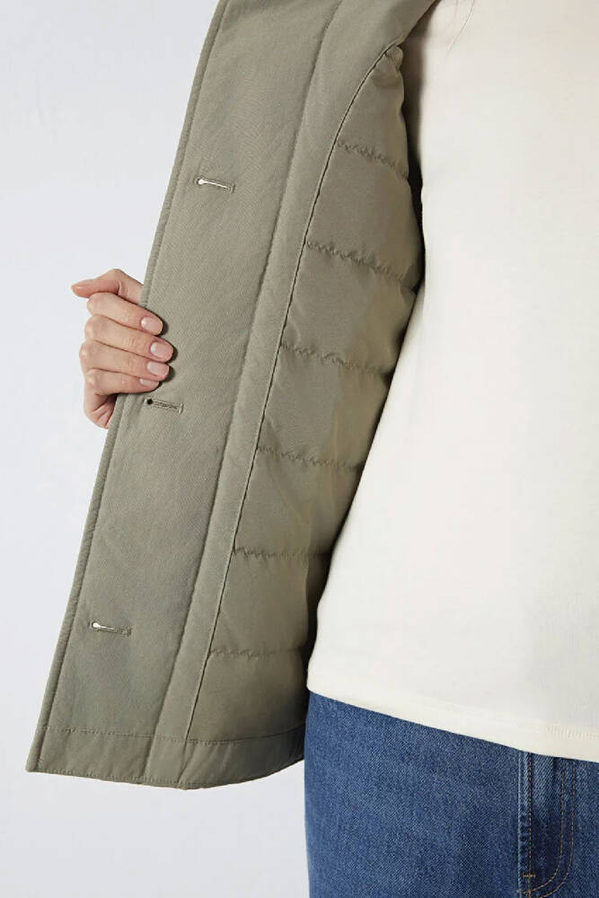 Kadın Kapüşonlu Ceket 1110814-71818 Haki 