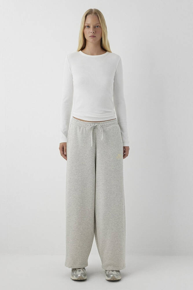 Mavi Kadın Modelli Örme Pantolon 1022756-88467 Gri - 3