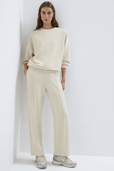 Mavi Kadın Örme Pantolon 1010634-70065 Ekru (1)
