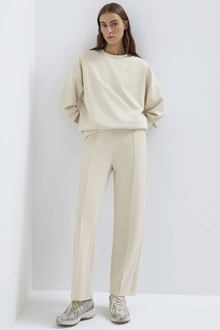 Mavi Kadın Örme Pantolon 1010634-70065 Ekru (2)