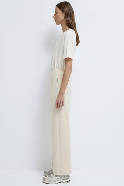 Mavi Kadın Örme Pantolon 1010634-70065 Ekru - Thumbnail