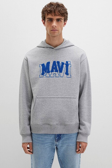Mavi Kapüşonlu Sweat 0S10413-80018 Gri (3)