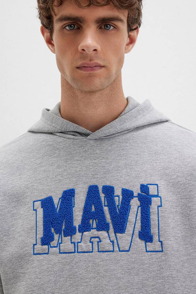 Mavi Kapüşonlu Sweat 0S10413-80018 Gri 