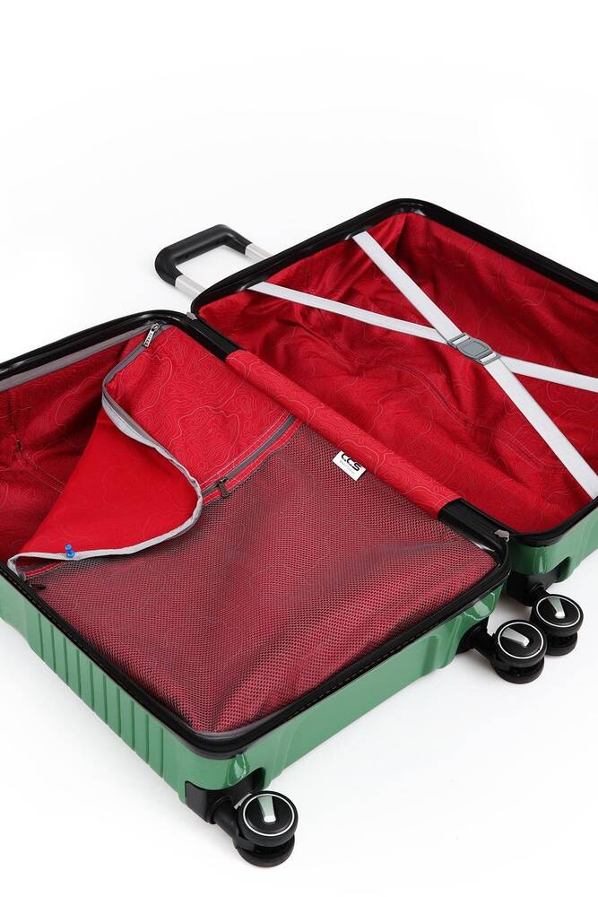 Polipropilen Kabin Boy Valiz 023CCS5239S Yeşil 