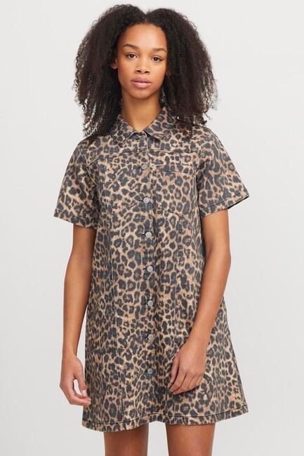 Sarah Amor Leo Elbise 12280375 Bej (1)